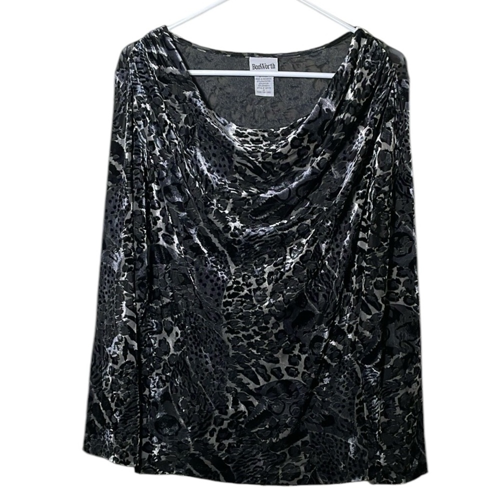 Bonworth Y2K Cheetah Print Long Sleeve